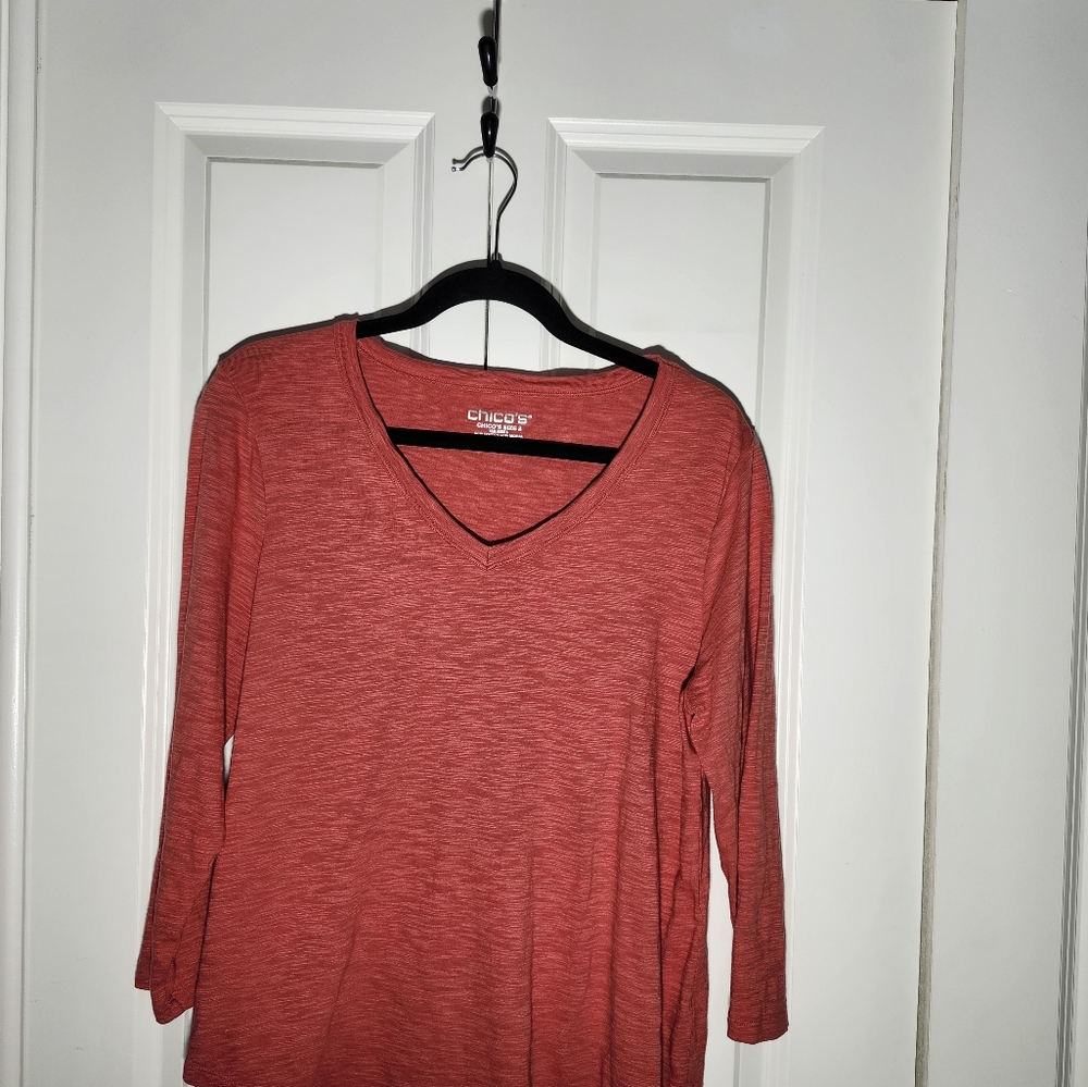 Chico's 3/4 Sleeve Top